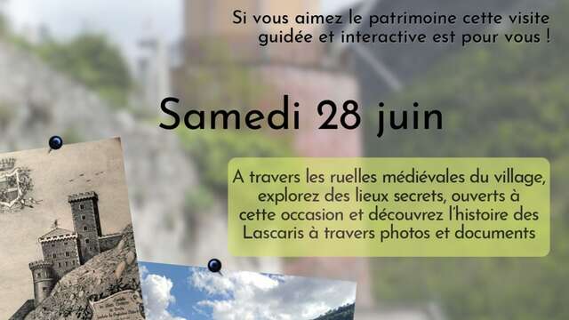Journée du Patrimoine de Pays "Sur les traces des Lascaris"