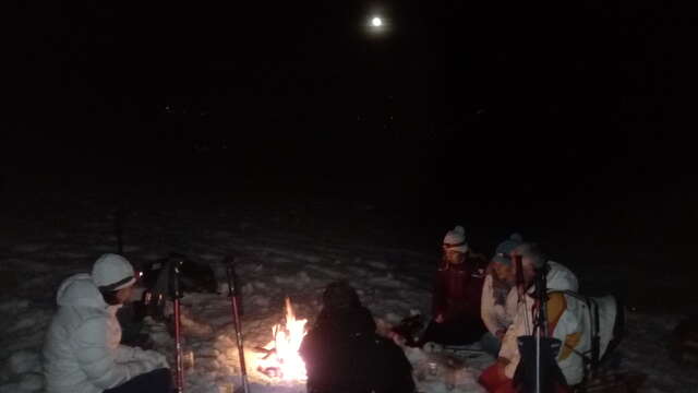 Sortie raquettes nocturne du 31 - Randô Alpes