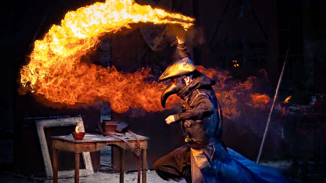 Spectacle pyrotechnique "Vitruvium" x Pyronix - Bonjour l'Hiver