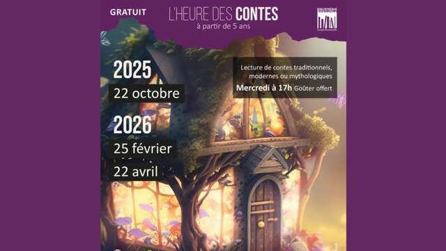 L'heure des contes à partir de 5 ans