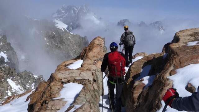 Initiation alpinisme - Le pic du glacier d'Arsine avec ROC ECRINS