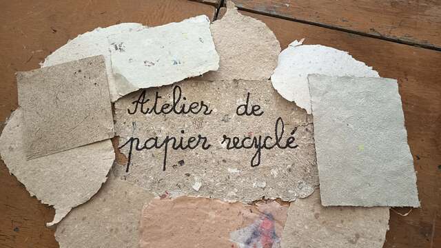 Atelier papier recylclé