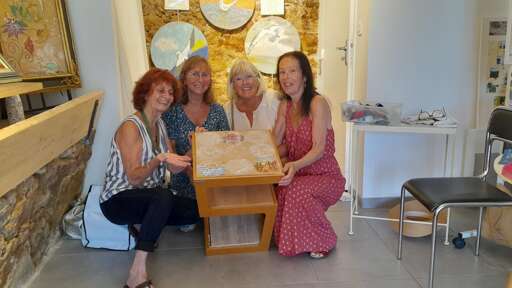 Espace Le Rayol - Atelier Peinture sur toile de jute