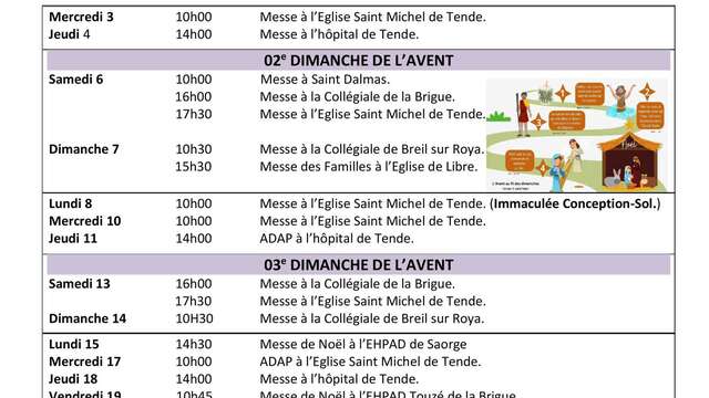 Advents- und Weihnachtsfeiern