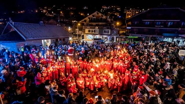 Le Père Noël arrive à Châtel !