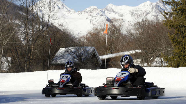 Karting sur glace de Serre Chevalier