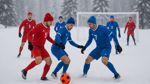 Foot sur neige