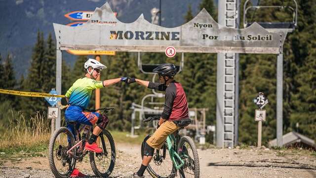 Sorties VTT avec " Morzine mountain bike school " by alpes attiude