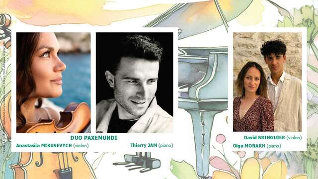 Concert for Peace: 2 violin/piano duets