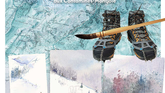 Carnets givrés : stage d'aquarelle dans les montagnes des Contamines-Montjoie