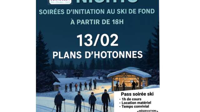 Nordic night at les Plans d'Hotonnes