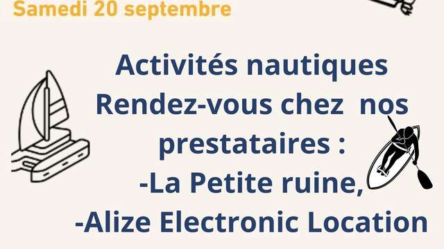 Fête du lac de Sainte Croix - Activités nautiques