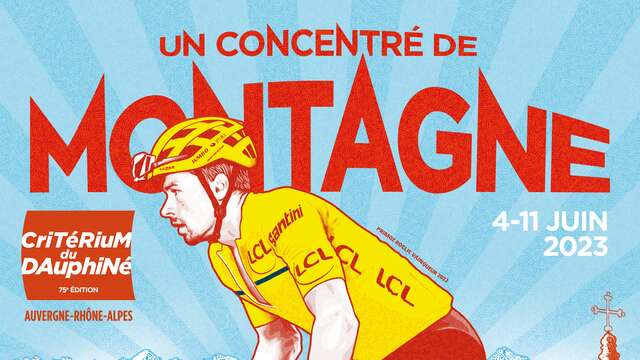 Finish of stage 6 of the Critérium du Dauphiné