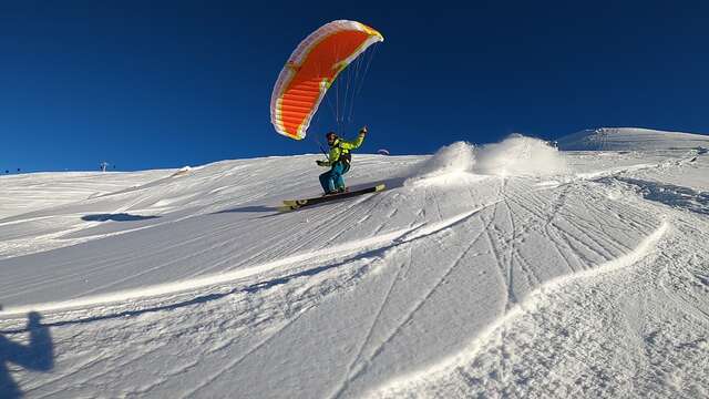 Aero-bi parapente biplace et speedriding