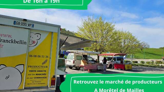 Marché de producteurs à Morêtel de Mailles - Crêts en Belledonne