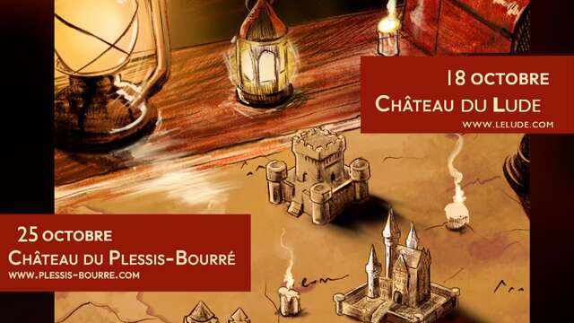 Ronde de nuit au château de Serrant : visite à la lampe torche