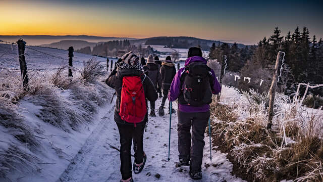 Veillée nordique avec repas montagnard à l'Auberge du Grand Bois