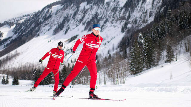 Le Nordic cross, test chronométré