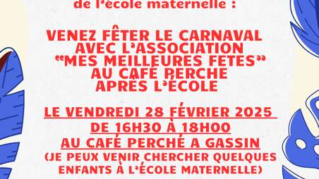 Goûter carnaval au Café Perché