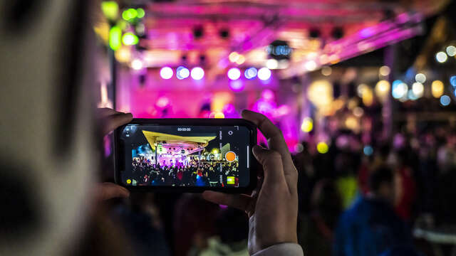 New Year dancing party