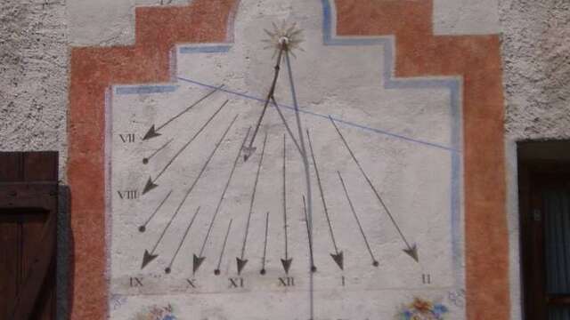 Cadran solaire maison Maritau