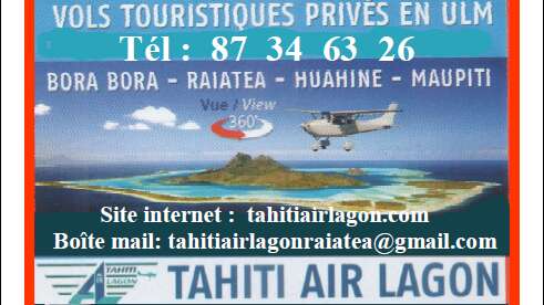 Tahiti Air Lagon: Vols Touristiques Privés