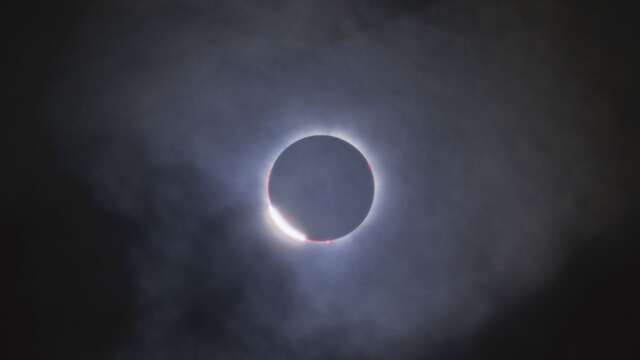 Point d'observation de l'éclipse solaire