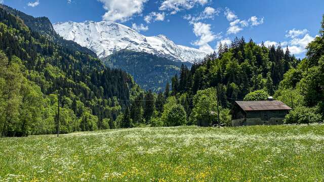 Le sentier du Val Montjoie, de Saint-Gervais aux Contamines