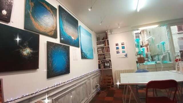 Le Douanier Rousseau interprété par Hélène Munet-Blocier et ses élèves de l'atelier Rêves de Couleurs