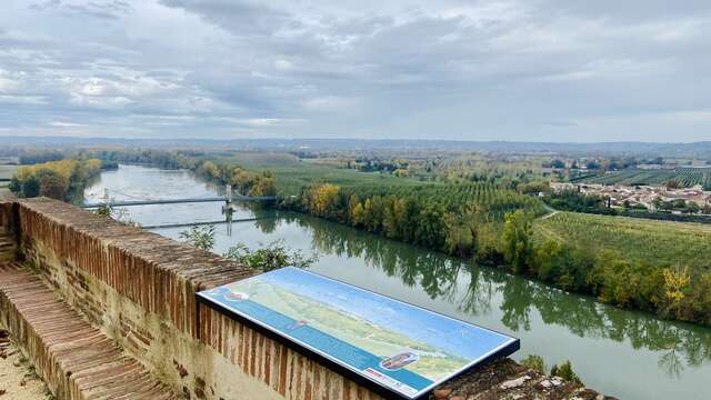 Le point de vue d'Auvillar