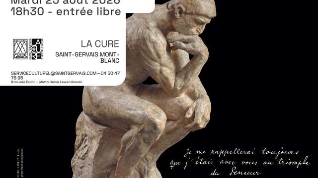 Lecture “Rodin according to Rilke” by Martha Degiacomi - Gianadda Foundation