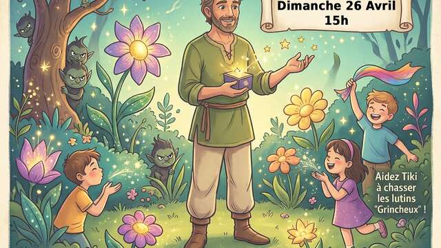 Jeune public -  Spectacle "Le Jardin magique de Tiki"