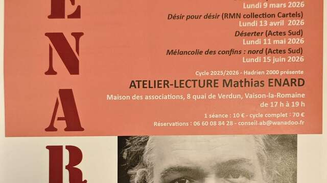 Atelier Lecture Mathias Enard - Hadrien 2000