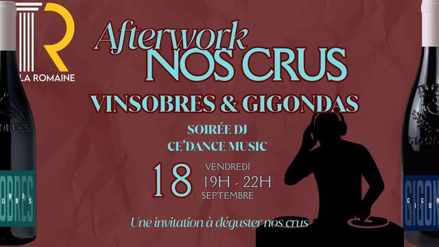 "Nos Crus" After-Work Event - Cave la Romaine