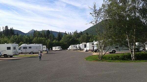Aire de camping-cars Vulcania