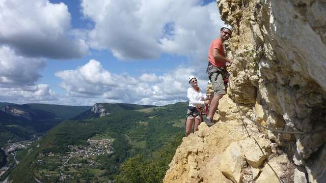 Via ferrata de la Guinguette avec Lézard des bois
