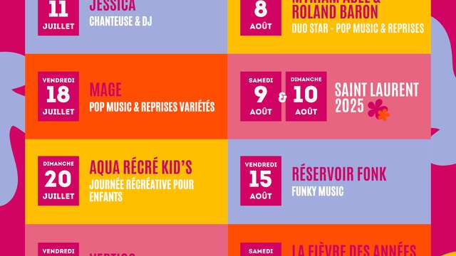 Festival d'été 2025-Les Concerts