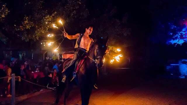 Cabaret équestre au Ranch la Mène