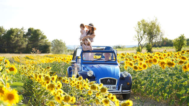 Le Luberon en 2cv décapotable