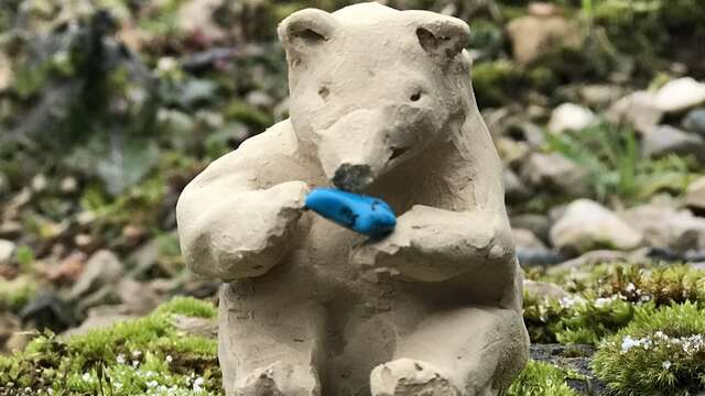 Atelier modelage "l’ours assis"