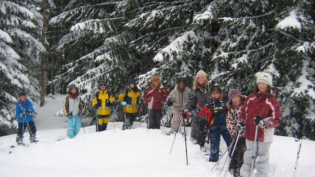 Grands Trappeurs snowshoe hike