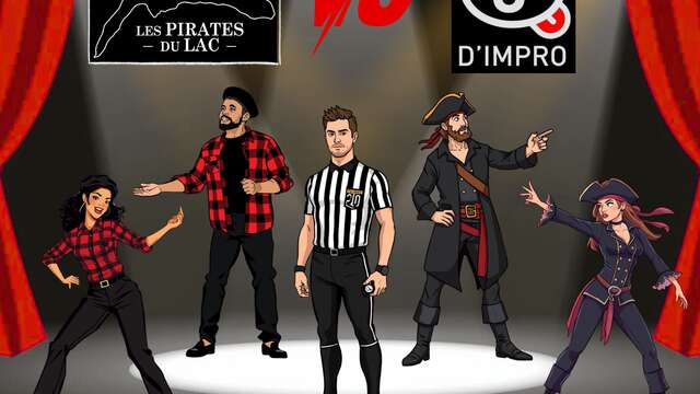 Match d’improvisation : Les 3G d’Impro vs Les Pirates du Lac