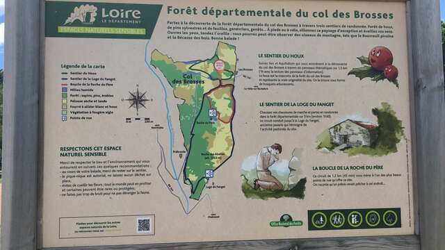 Le sentier de la loge du Fanget