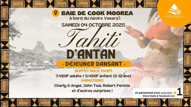 Lunch dance on board the Vaeara'i