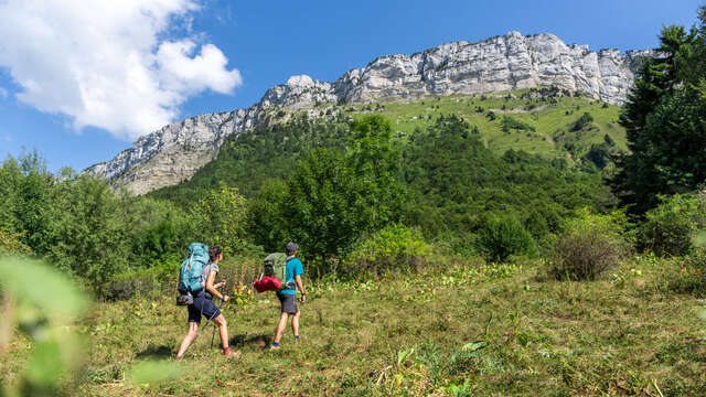 Rando Bivouac et les Falaises du Margériaz - Rando pédestre 2 jours