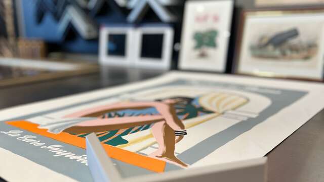 Custom framing workshop - Atelier Quillet