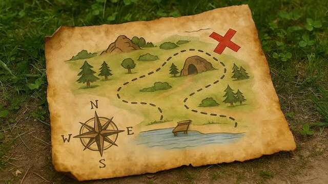 La chasse au trésor d'Oscar, le petit montagnard