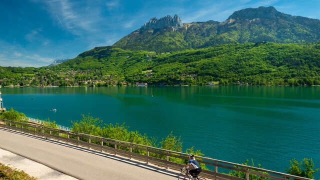 Boucle cyclo : Tour du Lac d'Annecy