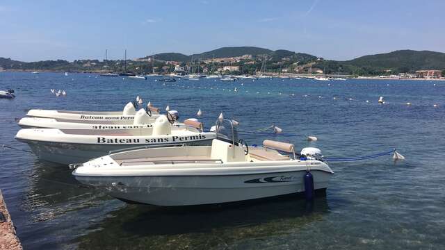 Location de bateau sans permis 5 pers - matinée