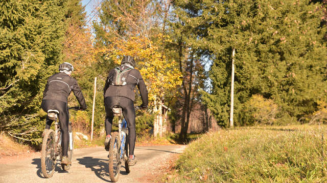 Piste verte VTC - Creux Froid - au départ de La Féclaz